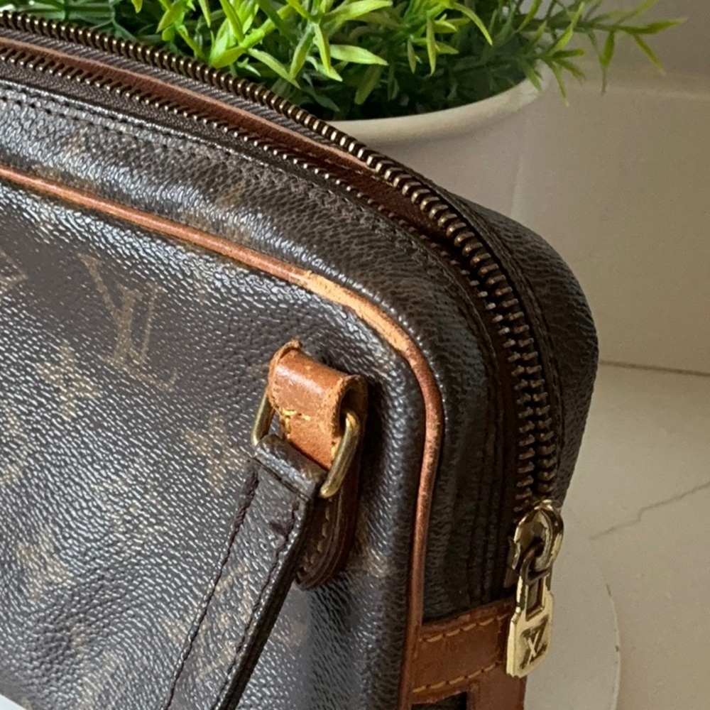 Authentic Louis Vuitton Monogram Pochette Marley Bandouliere Bag - Picture 3 of 13